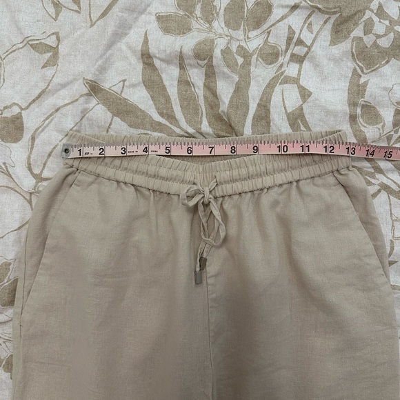 Zara Drawstring Linen Pants - Picture 6 of 7